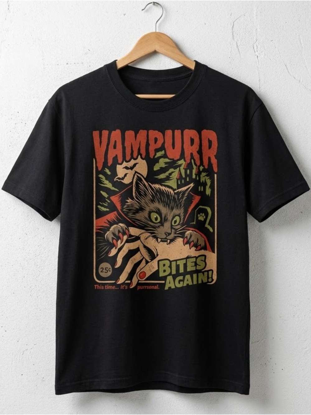 Vampurr Black Cat Shirt